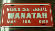 Sesquicentennial Wanatah Indiana 1865-2015